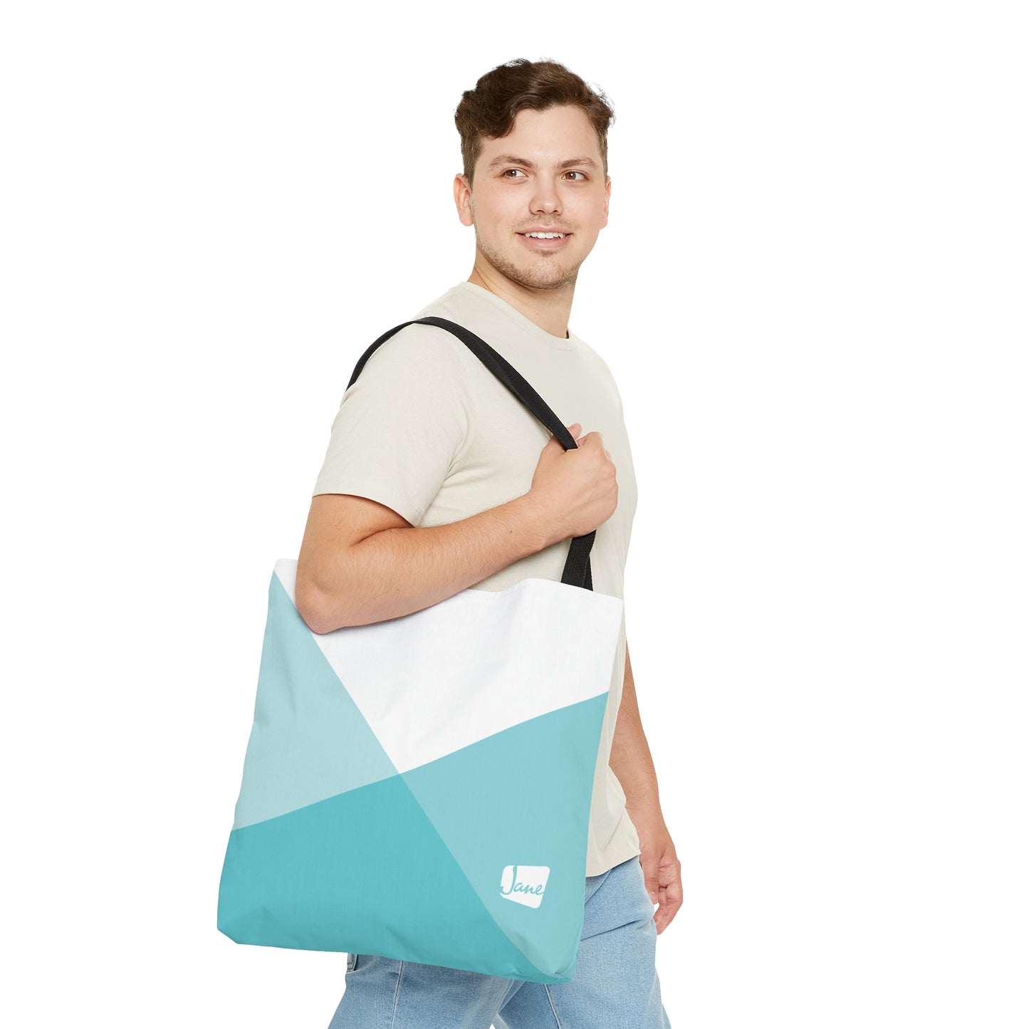 White Jane Logo - Geometric Tote Bag