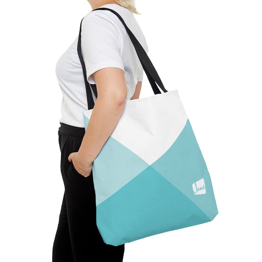 White Jane Logo - Geometric Tote Bag