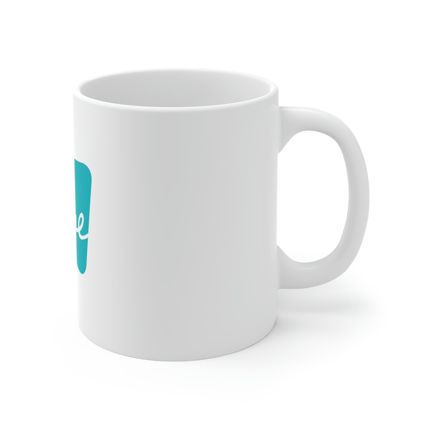 Blue Jane Logo - White Mug