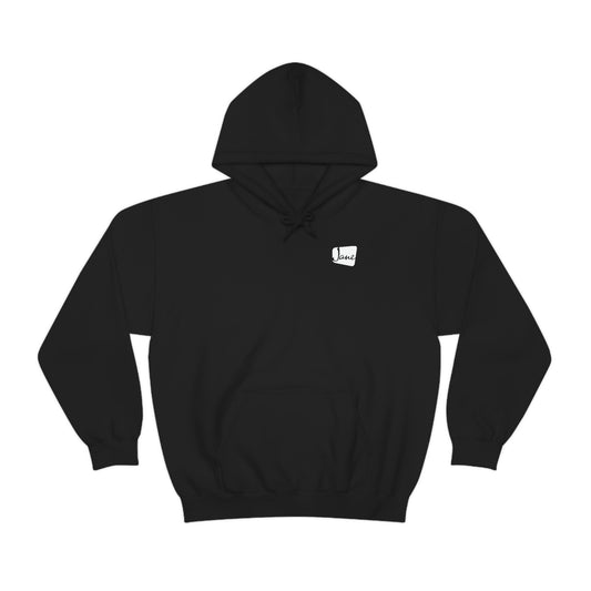 White Jane Pocket Logo - Unisex Hoodie