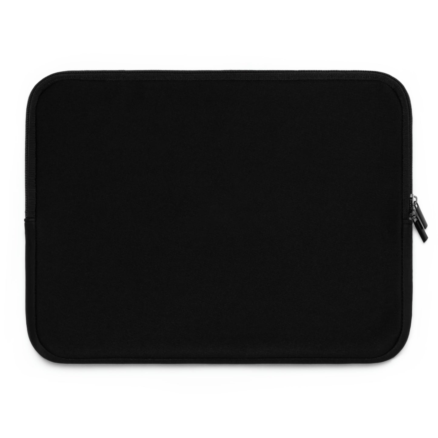 White Jane Logo - Black Laptop Sleeve