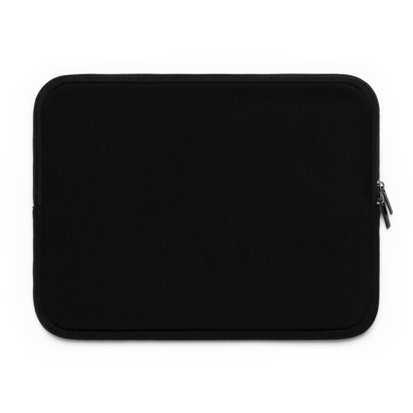 White Jane Logo - Black Laptop Sleeve