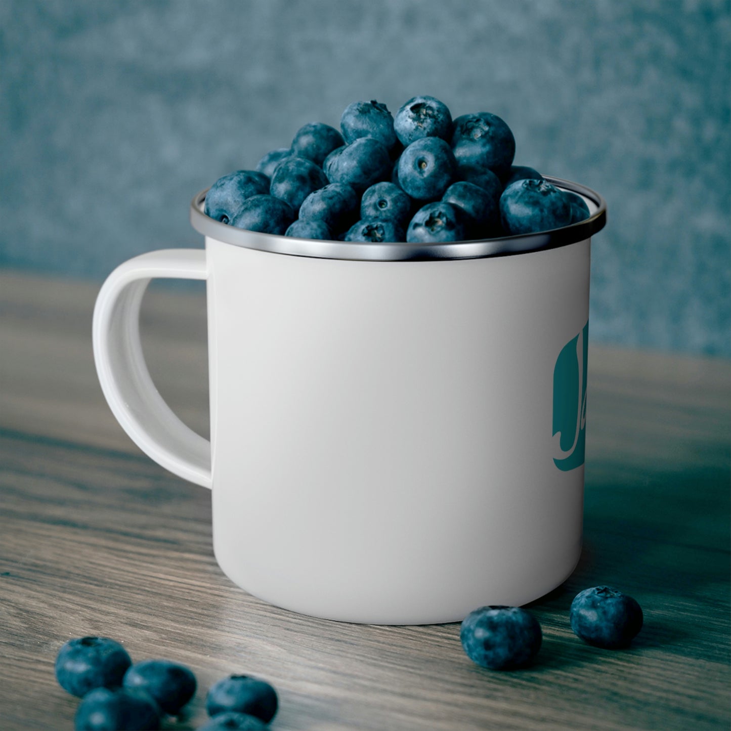 Blue Jane Logo - Enamel Mug