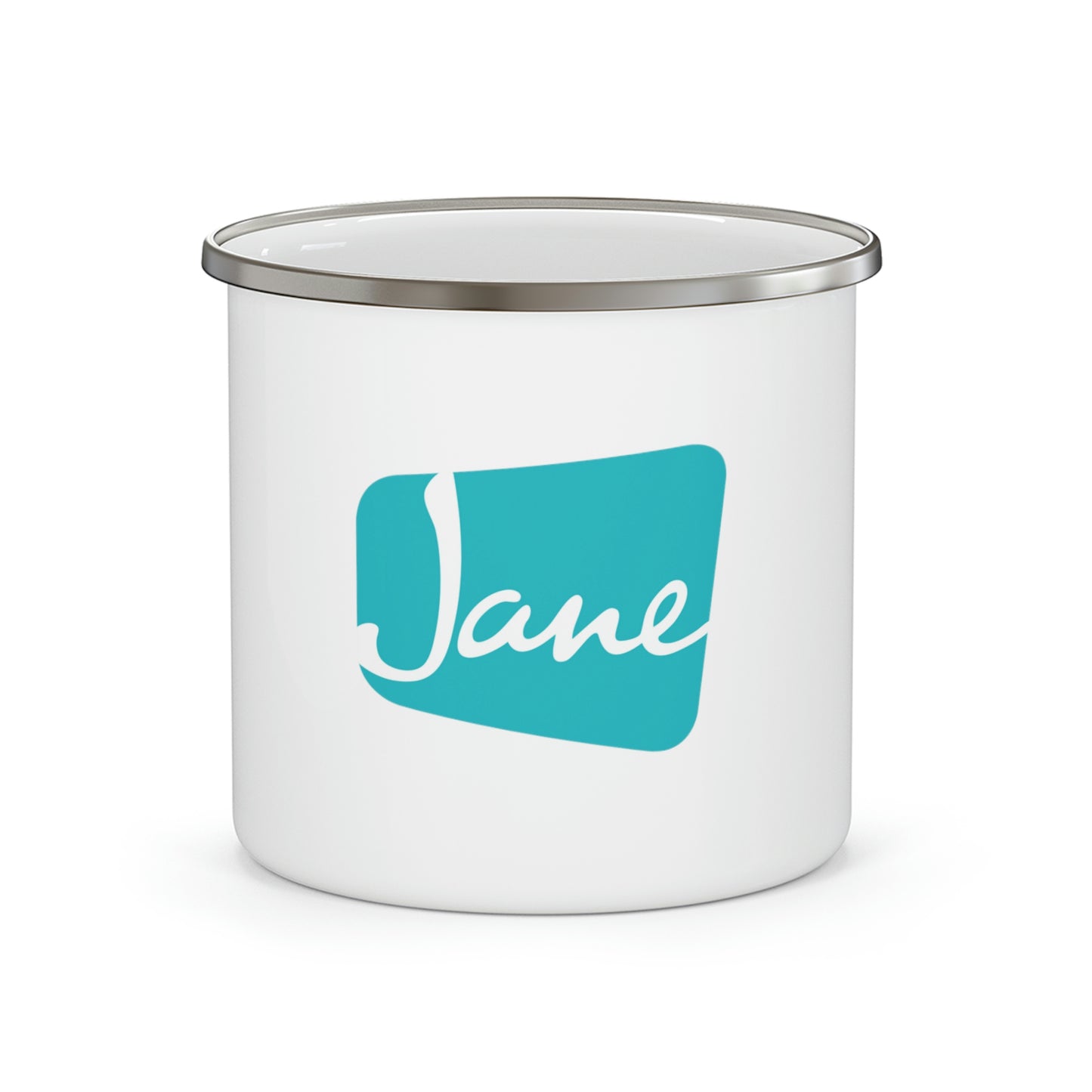 Blue Jane Logo - Enamel Mug